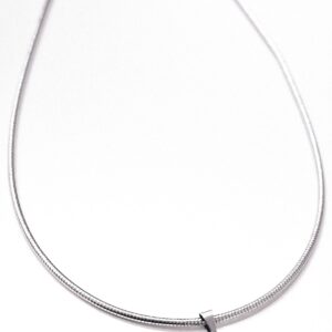 Girocollo semirigido con cuore pavè zirconi bianchi (silver)