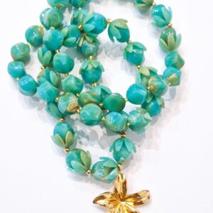 Collana multi flowers (Verde)