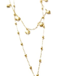 Collana Love doppia catena (gold)