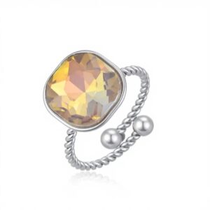 Anello la Cinta champagne (silver)