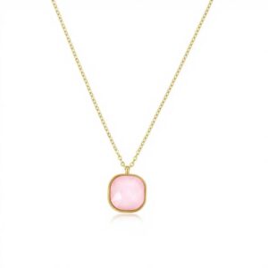 Collana la Cinta rosa (gold)