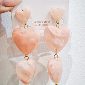 Orecchini collezione LOVE (rosa)