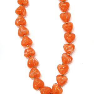 Collana collezione LOVE (arancio)