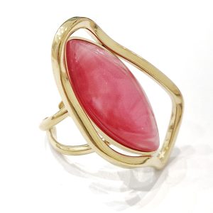 Anello fluido fucsia (regolabile)