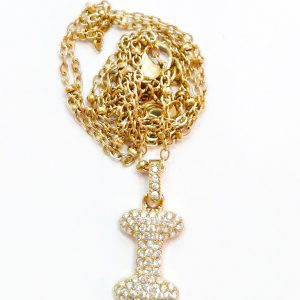 Collana lettera I (gold)