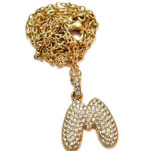 Collana lettera M (gold)