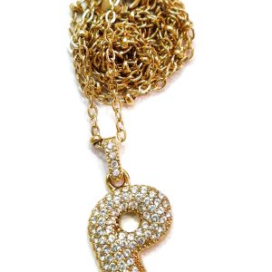 Collana lettera P (gold)