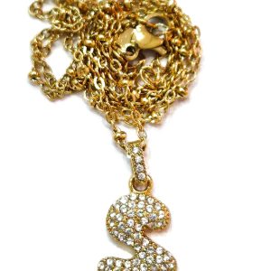 Collana lettera S (gold)