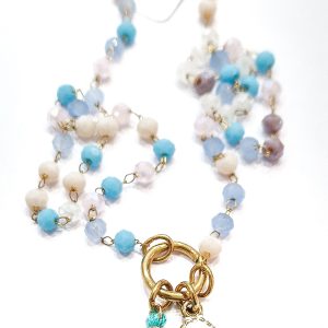 Collana charm limoni e nappina tiffany