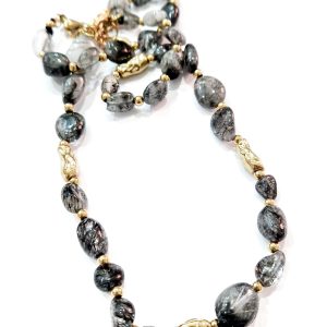 Collana quarzo nero (collezione sassi)