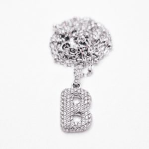 Collana lettera B (silver)