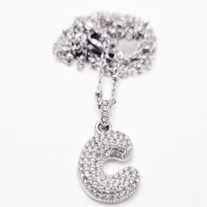 Collana lettera C (silver)