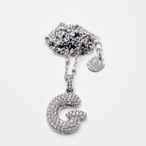Collana lettera G (silver)