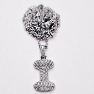 Collana lettera I (silver)