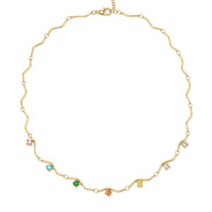 Collana Tornante multicolor