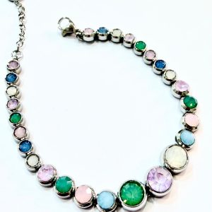 Bracciale Costellazione multicolor pastello (silver)