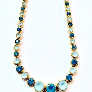Collana Costellazione azzurra (gold)