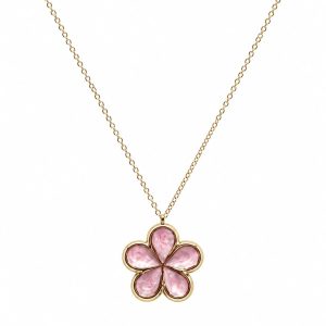 Collana fiore di ciliegio (rosa)