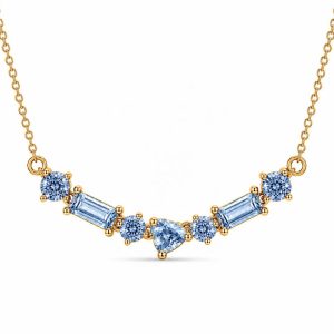 Collana Queen azzurro (gold)
