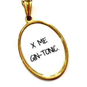 Ciondolo "X ME GIN-TONIC"