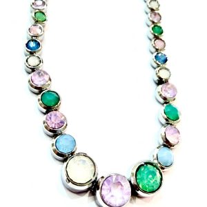 Collana Costellazione multicolor (silver)