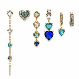 Orecchini Love me blu azzurro (gold)