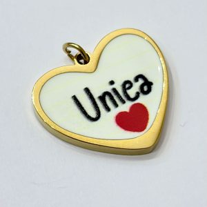 Ciondolo a cuore "Unica"