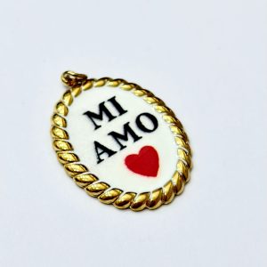 Ciondolo a cuore "Mi amo"