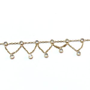Cavigliera merletto (gold)