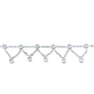 Cavigliera merletto (silver)