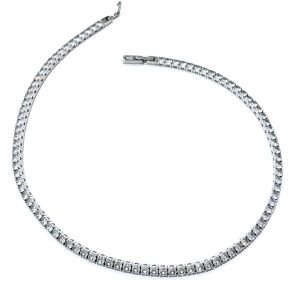 Collana tennis (silver) - immagine 3