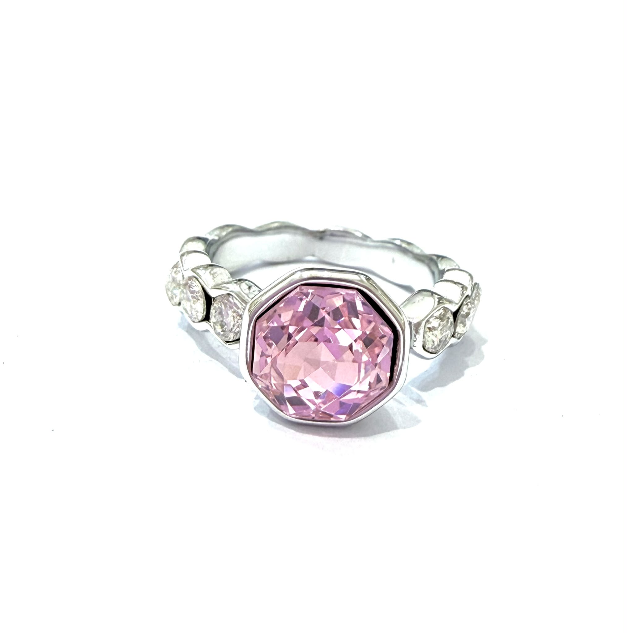 Anello luce rosa (silver)