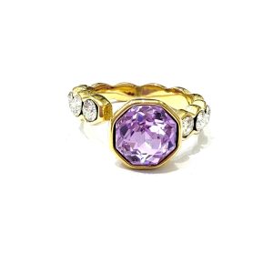 Anello Luce viola (gold)