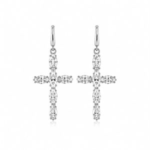 Orecchini Croce di Luce (gold/silver)