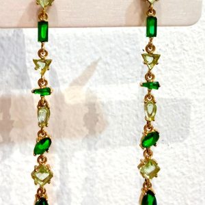 Orecchini pendenti Duchessa verdi (gold)