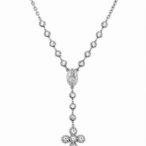 Collana Croce Luminosa (gold/silver)