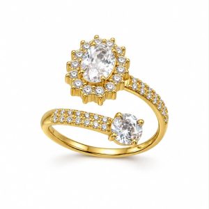 Anello Kate bianco (gold)