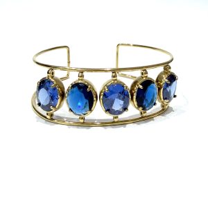 Bracciale Reale blu (gold) - immagine 3