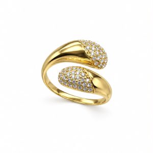 Anello Abbraccio d'Amore (gold/silver)